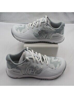 Born Primitive Savage 1 CV Women Size 8 Training Shoes Sneaker White Grey Camo